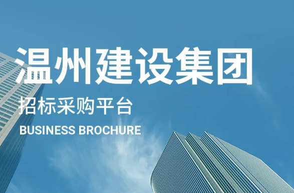 開發(fā)案例 | 溫州建設集團招標采購平臺